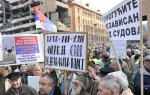 Protest vojnih penzionera ispred Vlade Foto: Tanjug/Zoran Zestić