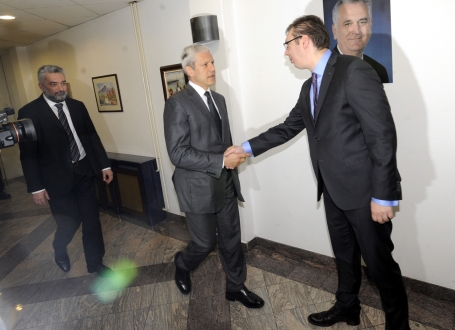 Aleksandar Vučić i Boris Tadić / Foto: Oliver Bunić