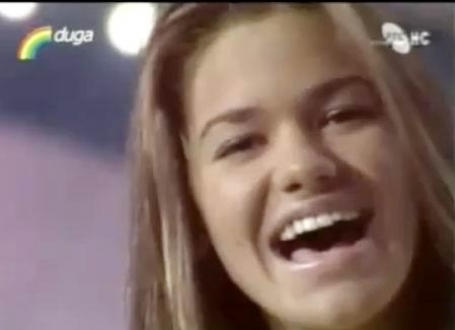 Nataša Bekvalac kao osnovac u emisiji
