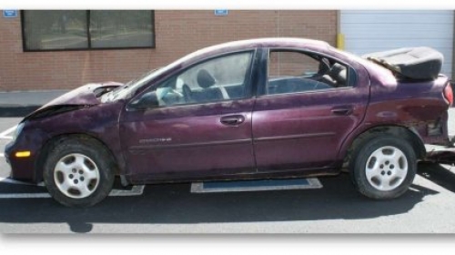 Automobil kojim je upravljala Džemila Hećo
