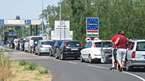 Kilometarske kolone na  ulasku u Evropu