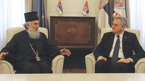 U interesu naroda: Patrijarh Irinej i Nikolić