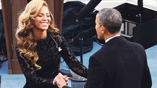 Bijonse je pevala  na Obaminoj inauguraciji 2009.