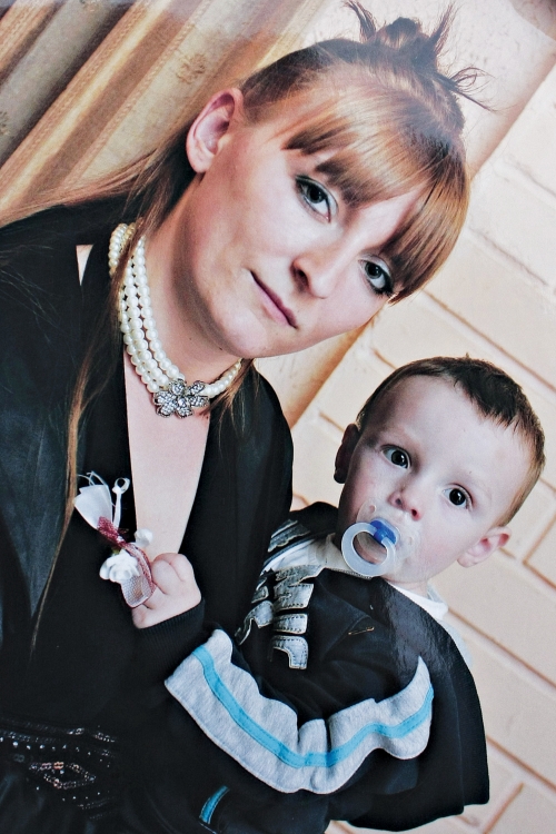 Jovana  Despotović sa sinom Davidom