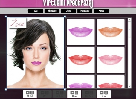 Aplikacija virtuelni preobražaj