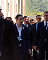Vučić, Srebrenica Foto: Tanjug / Srđan Ilić 11.7.