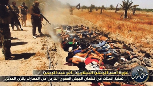 Snimak jedne od egzekucija  koji je objavio ISIL