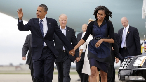 Barak i Mišel Obama sa Džo Bajdenom