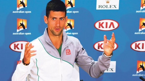 Aktuelni šampion  Melburna: Novak Đoković