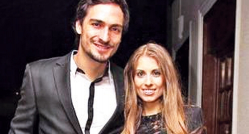 Mats Humels i Keti Fišer | Foto: 