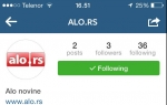 Alo.rs od danas i na Instagramu