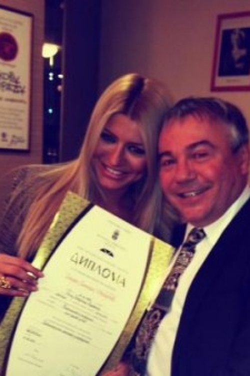 Sandra Obradović i Mića Jovanović