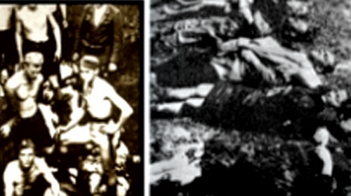 Na sajtu su postavljene fotografije sa  porukom: “Jasenovac ne sme pasti u zaborav”