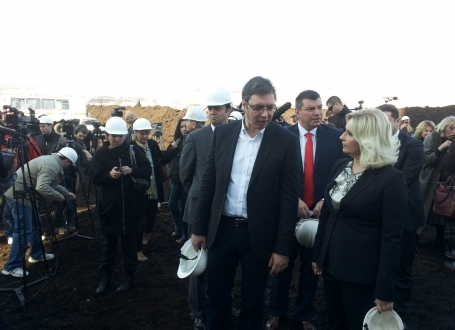 Aleksandar Vučić prilikom posete Kolubari / Foto: Gane Đorđević