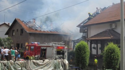U požaru nije bilo stradalih ili povređenih