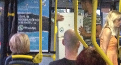 Neverovatni prizori iz GSP-a / Foto:  Uživo iz beogradskih tramvaja i buseva | Foto: 