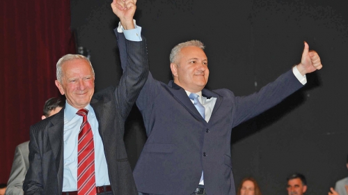 Milan Panić i  Mlađan Dinkić