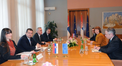 Ketrin Ešton u Beogradu | Foto: FoNet