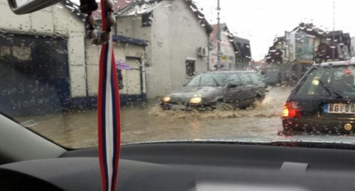 Poplave u Beogradu Foto: Tviter