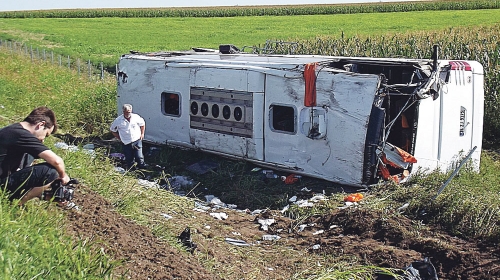 Autobus išao ka Mađarskoj iz Beograda