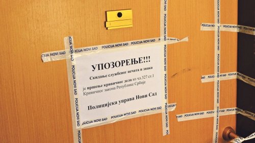 Policija zapečatila stan