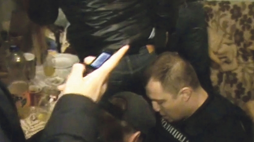 Policija posle upada u Stojkovićevu kuću