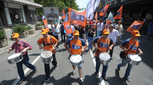 protest sindikata