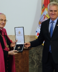 Tomislav Nikolić i nadbiskup Antonije
