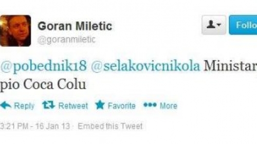 Miletić tvit