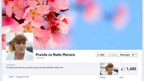 Podrška za Nadu Macuru