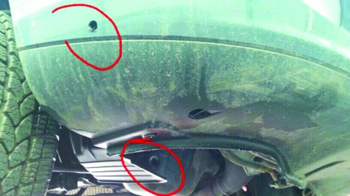 Izbušeni automobil