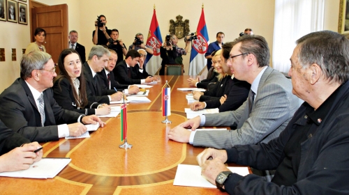 Aleksandar Vučić ugostio  kolegu Pjotra Prokopoviča