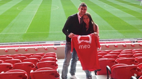 Promocija na  stadionu Benfike