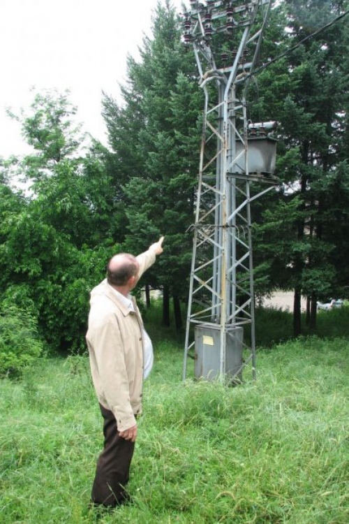Trafo stanica na koju se dečak popeo