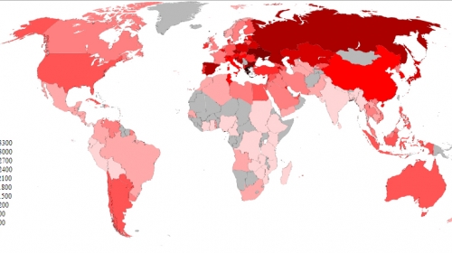 Mapa konzumacije cigareta