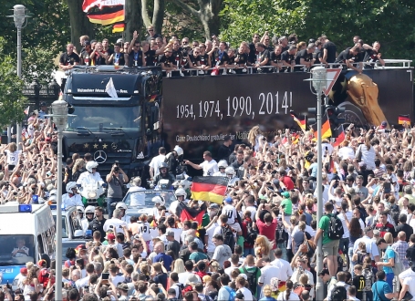 Doček Nemačkih reprezentativaca u Berlinu / Foto: Profimedia
