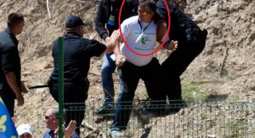 Napadači na Vučića / Foto: RTRS | Foto: 