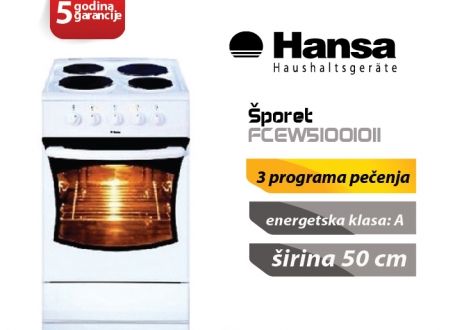 HANSA Šporet FCEW51001011