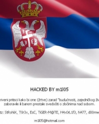 Srpska zastava i poruka