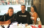 Sa svojim domaćinima u Australiji: Dragan Kojić Keba