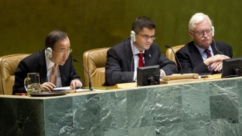 Jeremić i Ban Ki Mun