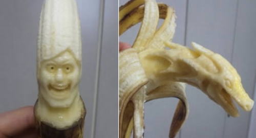 Banana kao sklulptura | Foto: 