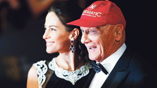 I Niki Lauda  na crvenom  tepihu!
