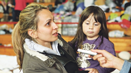 Milica Marinković sa ćerkom