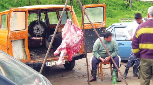 Sveže i  neprovereno  meso odmah  se distribuira  dalje