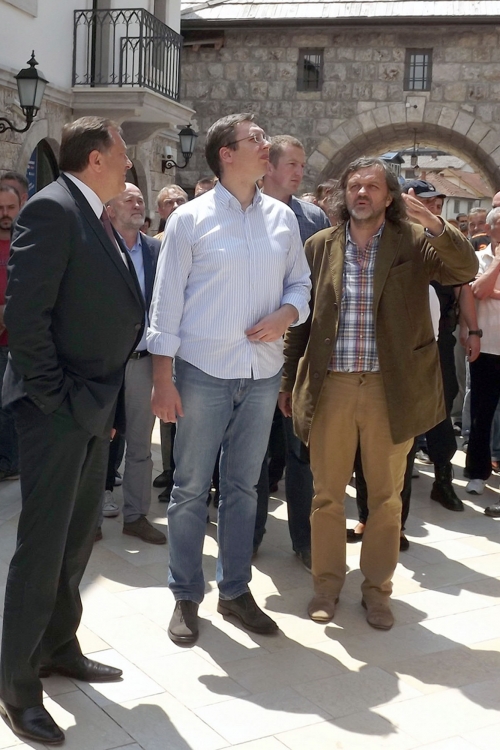 Aleksandar Vučić u Andrić gradu