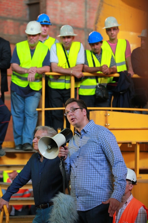 Vučić u Boru Foto: Zoran Lončarević