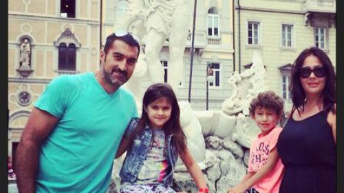 Nenad i Mina Zimonjić sa decom