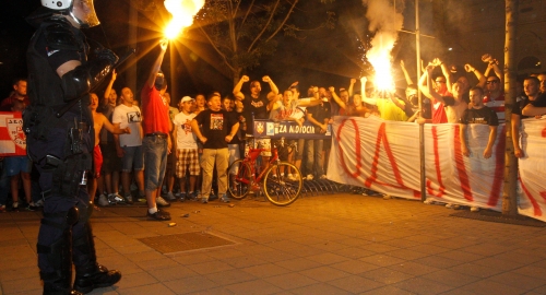 Protest navijača Crvene zvezde / Foto: Marko Metlaš | Foto: 