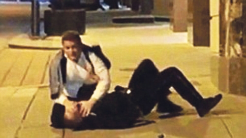 ... A potom i sa policajcem koji je u samoodbrani pucao
